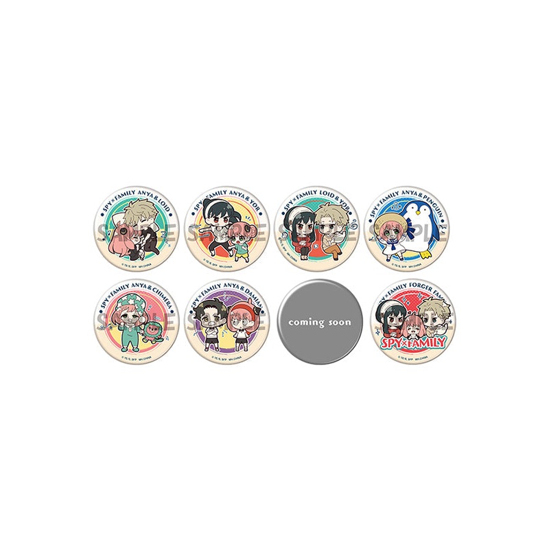 SPY  FAMILY MEGAHOUSE Buddycolle Metal Badge Collection (Box of 8)