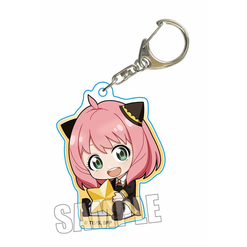 SPY x FAMILY Bell House GyuGyutto Acrylic Key Chain Anya Forger (School Uniform)