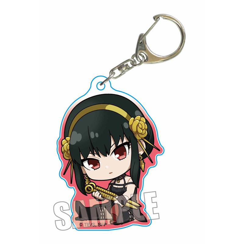 SPY x FAMILY Bell House GyuGyutto Acrylic Key Chain Yor Forger (Sleeping Beauty)