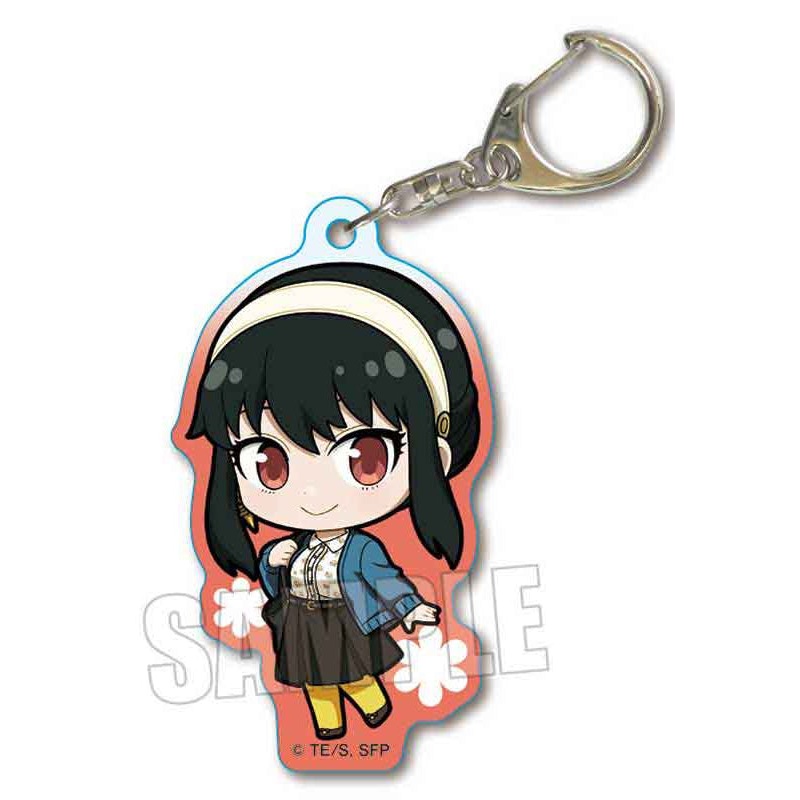 SPY x FAMILY Bell House TEKUTOKO Acrylic Key Chain Yor Forger (Casual Outfit)