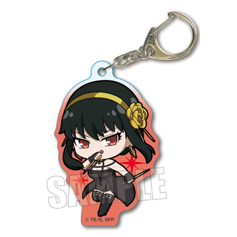 SPY x FAMILY Bell House TEKUTOKO Acrylic Key Chain Yor Forger (Sleeping Beauty)