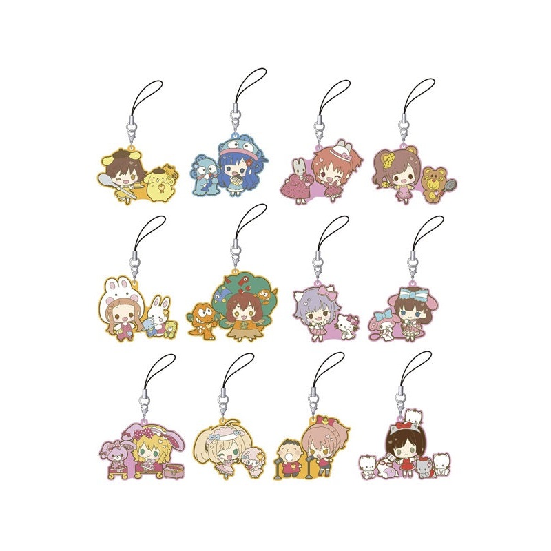 The Idolmaster Cinderella Girls Movic Rubber Strap Collection Sanrio Characters C(1 Random)