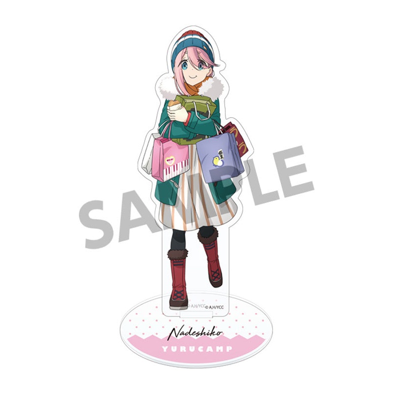 Yurucamp Hobby Stock Original Illustration Acrylic Figure Kagamihara Nadeshiko Hamamatsu Souvenir Ver.