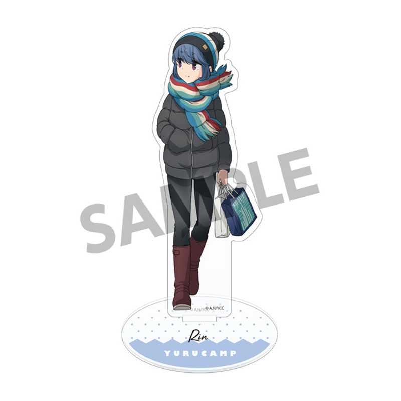 Yurucamp Hobby Stock Original Illustration Acrylic Figure Shima Rin Hamamatsu Souvenir Ver.