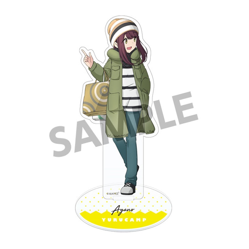 Yurucamp Hobby Stock Original Illustration Acrylic Figure Toki Ayano Hamamatsu Souvenir Ver.