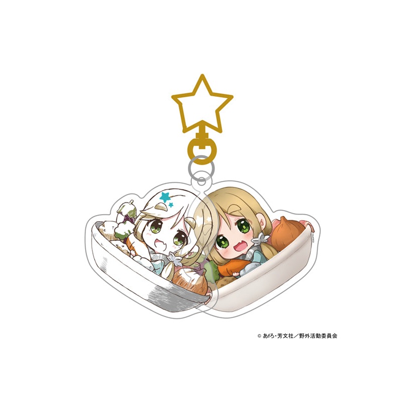 Yurucamp Realize Gugutto! AnaDigi Acrylic Key Chain Aoi