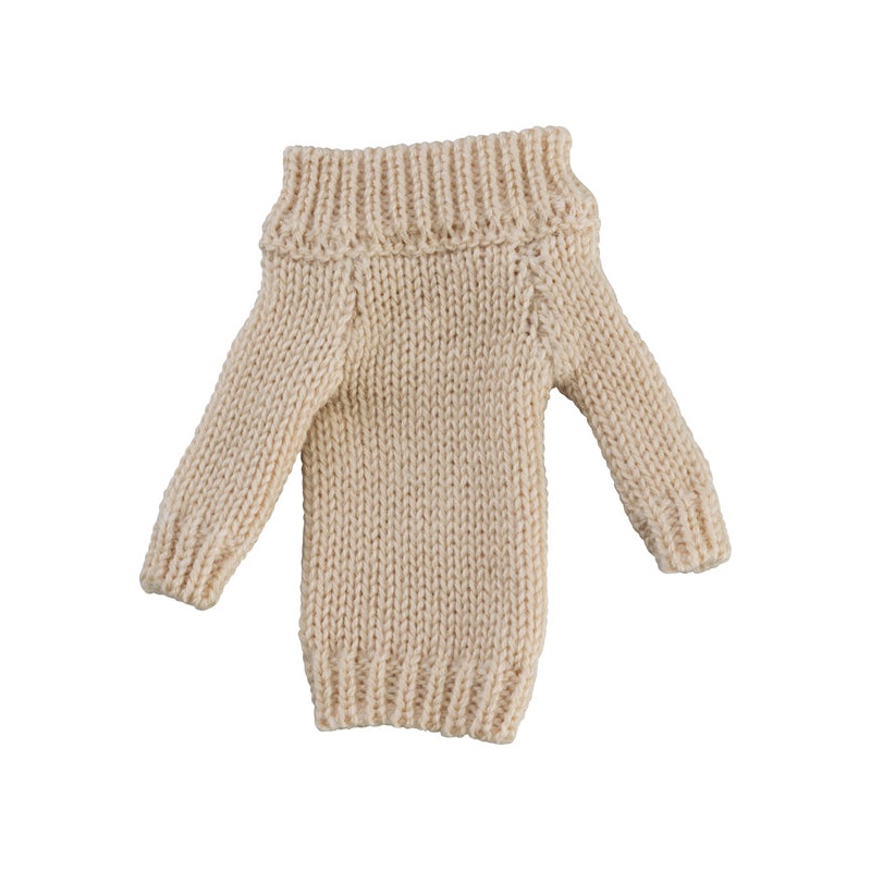 figma Styles figma Styles Off-the-Shoulder Sweater Dress (Beige)