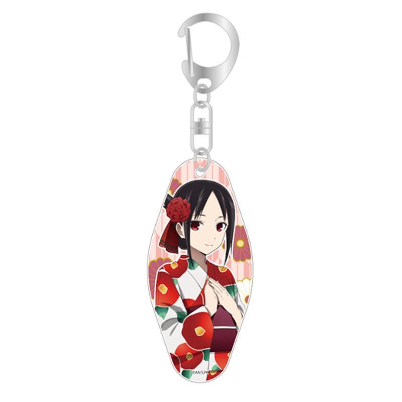 Kaguya-sama: Love is War -Ultra Romantic- sign Motel Key Chain Shinomiya Kaguya
