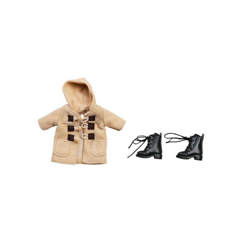 Nendoroid Doll Warm Clothing Set: Boots & Duffle Coat (Beige)
