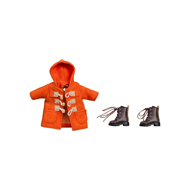 Nendoroid Doll Warm Clothing Set: Boots & Duffle Coat (Orange)