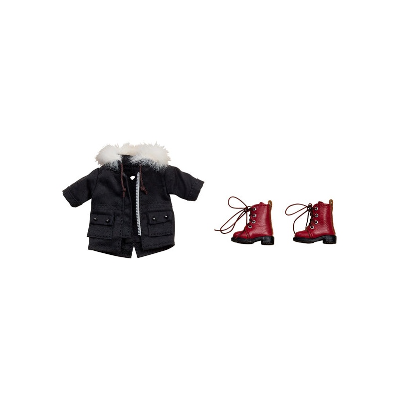 Nendoroid Doll Warm Clothing Set: Boots & Mod Coat (Black)