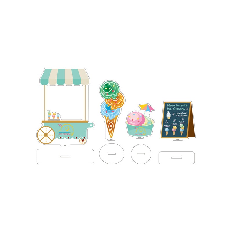 Nendoroid More Acrylic Stand Decorations: Ice Cream Parlor