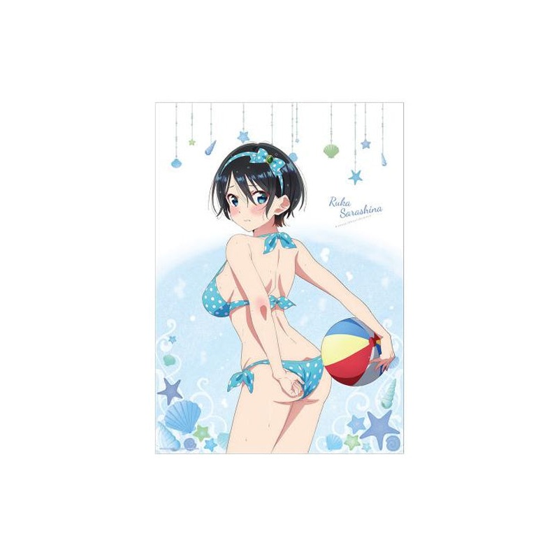 Rent-A-Girlfriend KADOKAWA Swimsuit and Girlfriend A3-Sized Clear Poster Ruka Sarashina