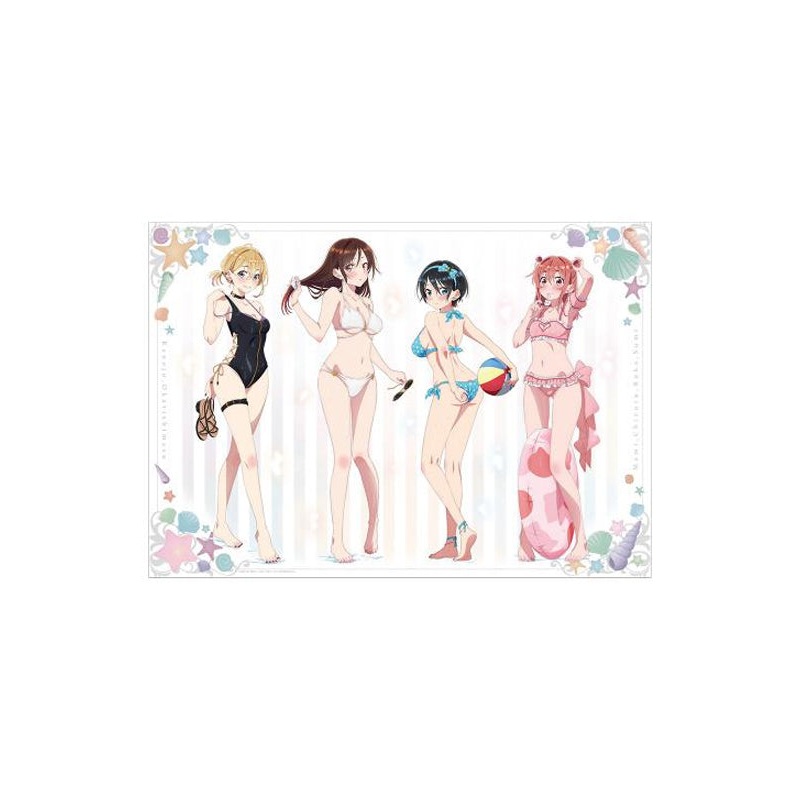 Rent-A-Girlfriend KADOKAWA Swimsuit and Girlfriend A3-Sized Clear Poster Swimsuit and Girlfriend