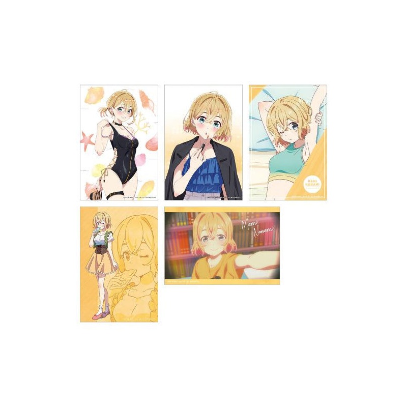 Rent-A-Girlfriend KADOKAWA Swimsuit and Girlfriend Illustration Cards (Set of 5) Mami Nanami A