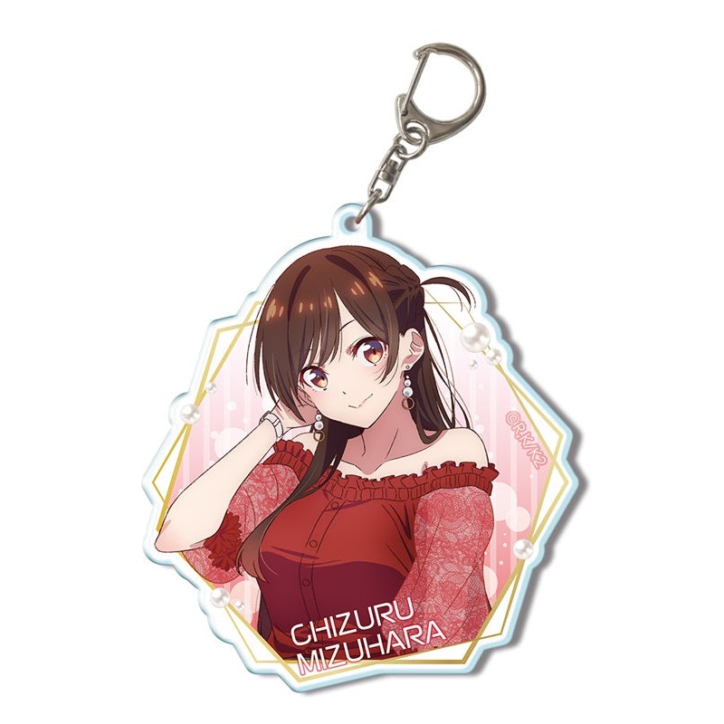 Rent-A-Girlfriend Licence Agent Big Acrylic Key Chain Design 01 Mizuhara Chizuru