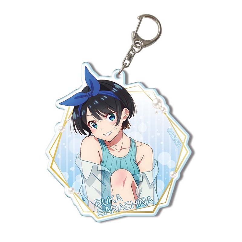 Rent-A-Girlfriend Licence Agent Big Acrylic Key Chain Design 03 Sarashina Ruka