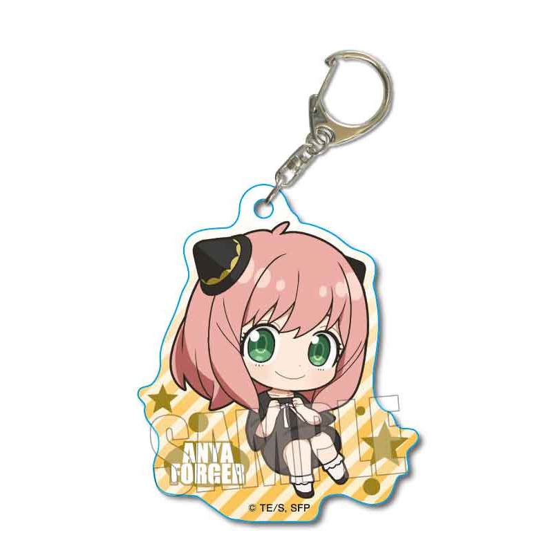 SPY x FAMILY Bell House Pukasshu Acrylic Key Chain Anya Forger (Casual Outfit Ver.)
