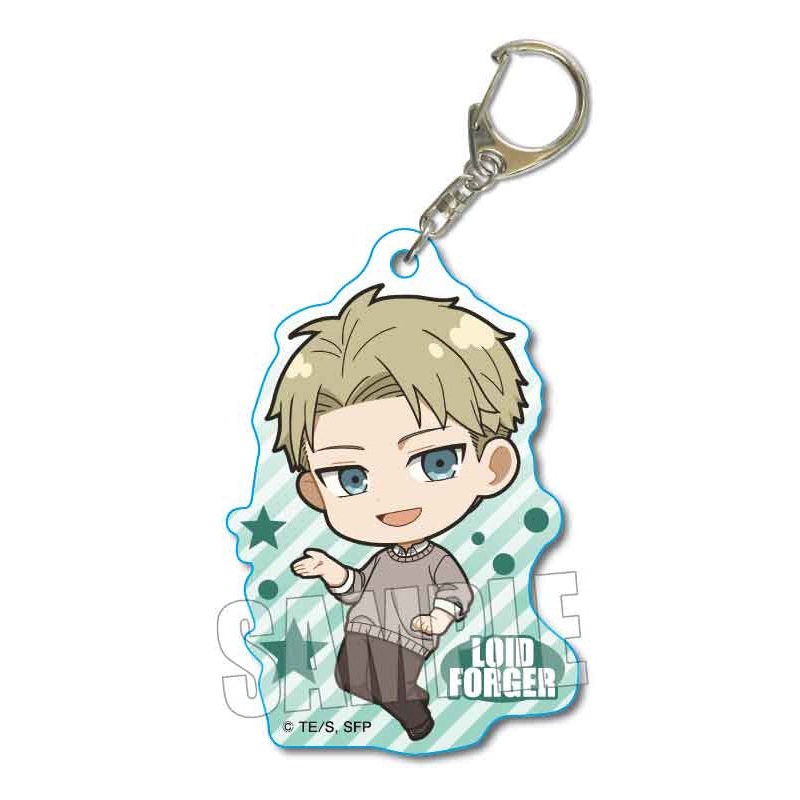 SPY x FAMILY Bell House Pukasshu Acrylic Key Chain Loid Forger (Casual Outfit Ver.)