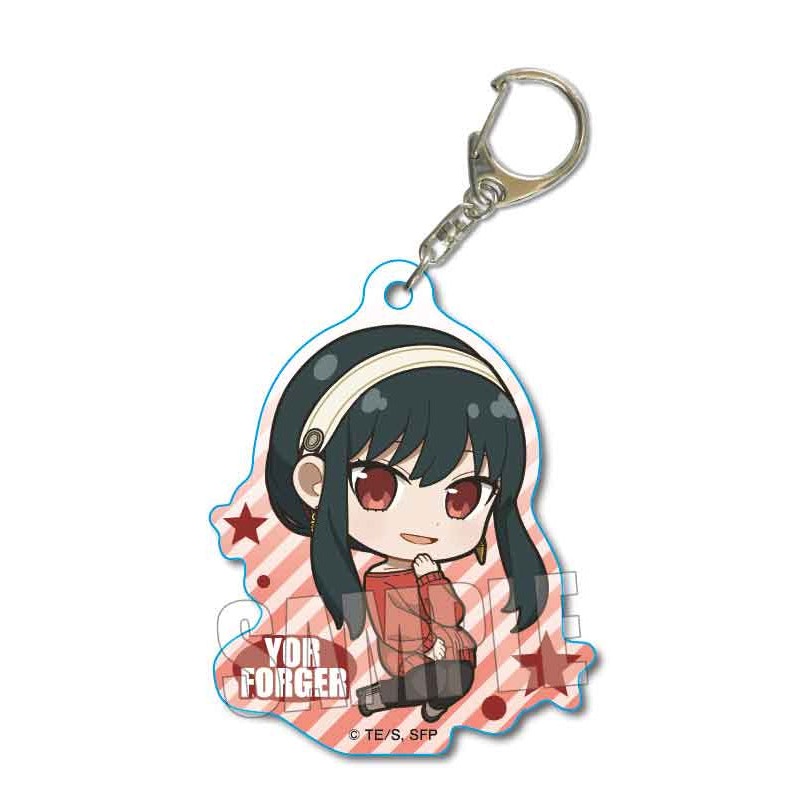 SPY x FAMILY Bell House Pukasshu Acrylic Key Chain Yor Forger (Casual Outfit Ver.)