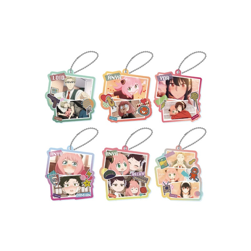 SPY x FAMILY Twinkle Collage Acrylic Key Chain