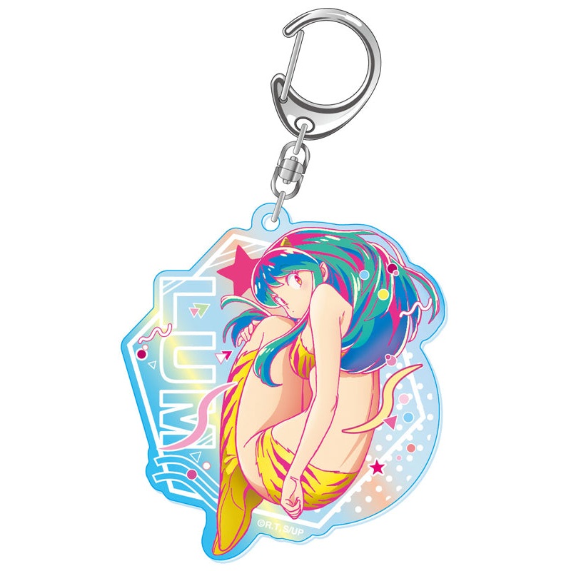 Urusei Yatsura Twinkle Aurora Acrylic Key Chain Lum A Hexagon