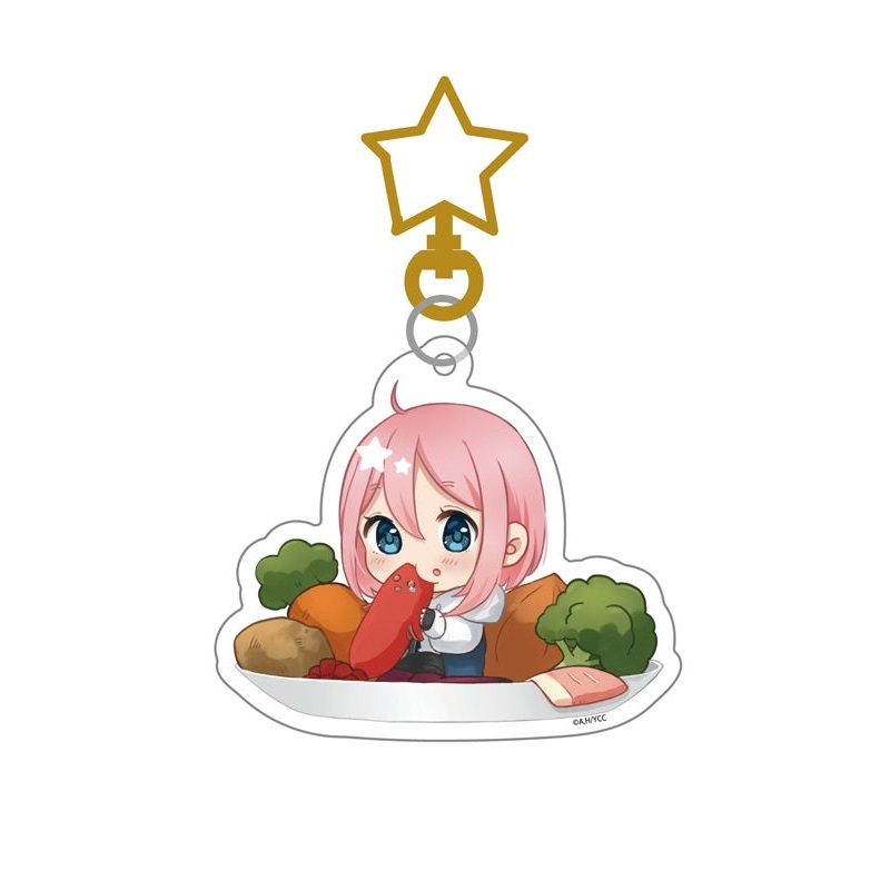 Yurucamp Realize Gugutto! Acrylic Key Chain Nadeshiko