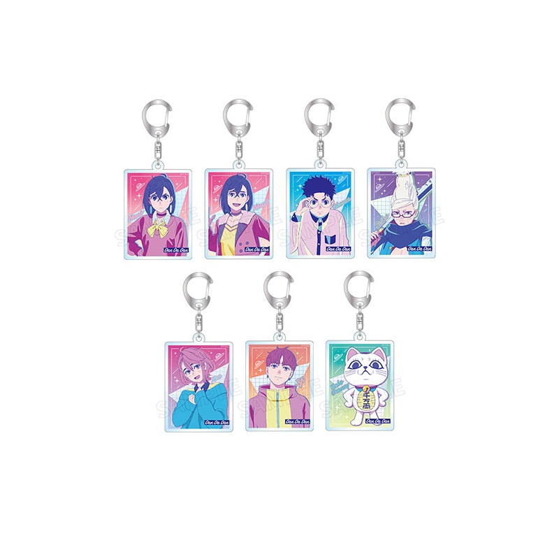 DANDADAN ANICRAFT Retro Pop Style Trading Acrylic Key Chain