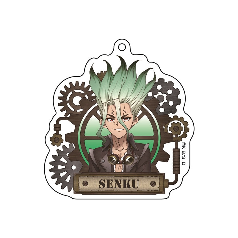 Dr. Stone Medicos Entertainment Original Illustration Acrylic Key Chain 1 Ishigami Senku