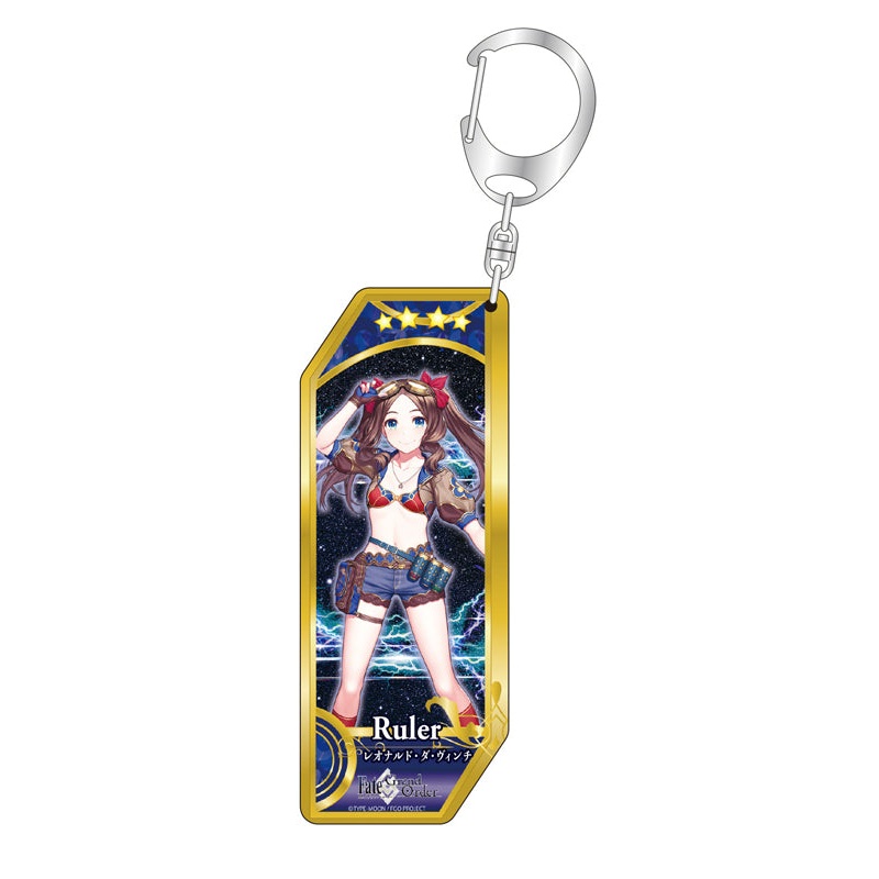 Fate/Grand Order Bell Fine Servant Key Chain 144 Ruler / Leonardo da Vinci