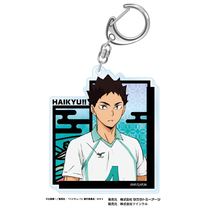Haikyu!! Takaratomy Arts Kirie Series Acrylic Key Chain Vol.3 Iwaizumi Hajime