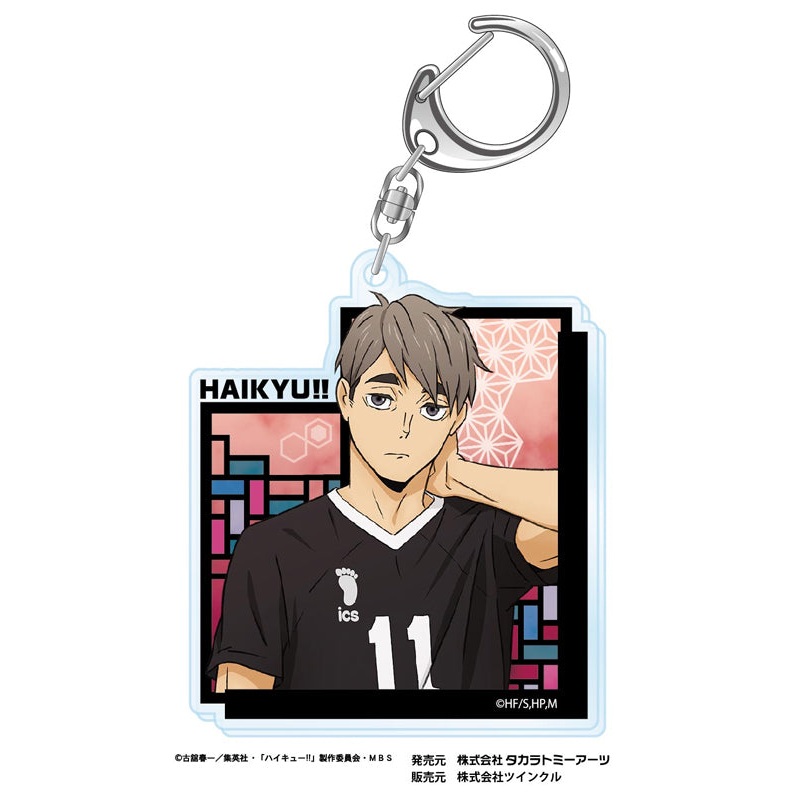 Haikyu!! Takaratomy Arts Kirie Series Acrylic Key Chain Vol.3 Miya Osamu