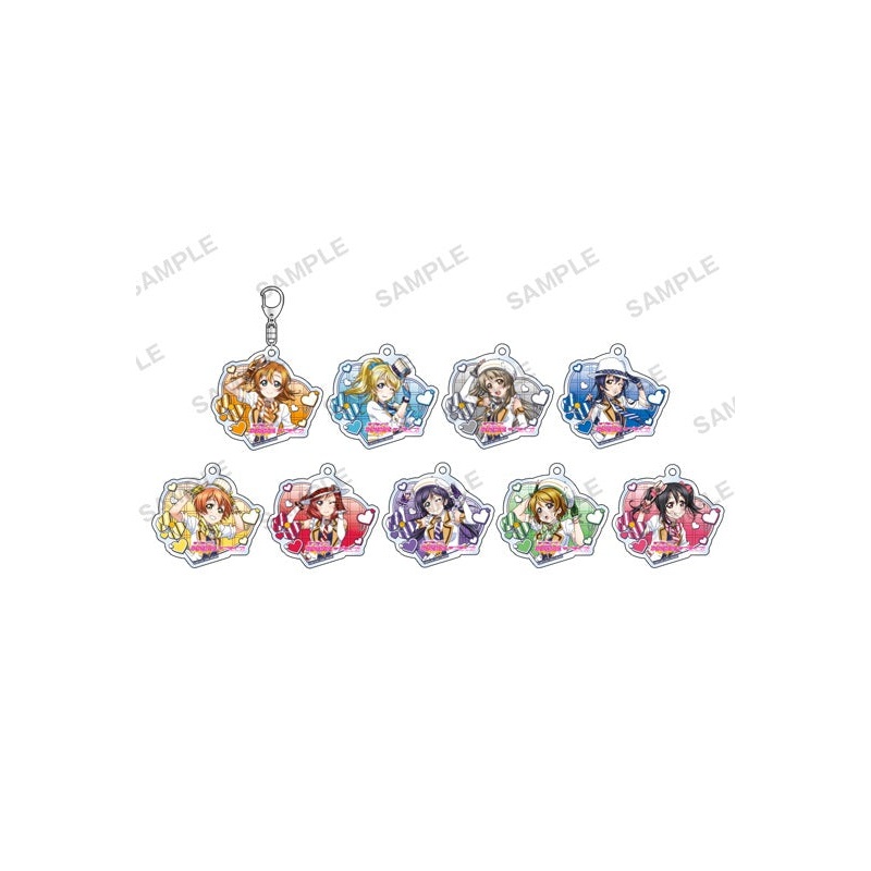 Love Live! School Idol Festival Bushiroad Creative Trading Acrylic Key Chain 's Blazer's Hat Ver.(1 Random)