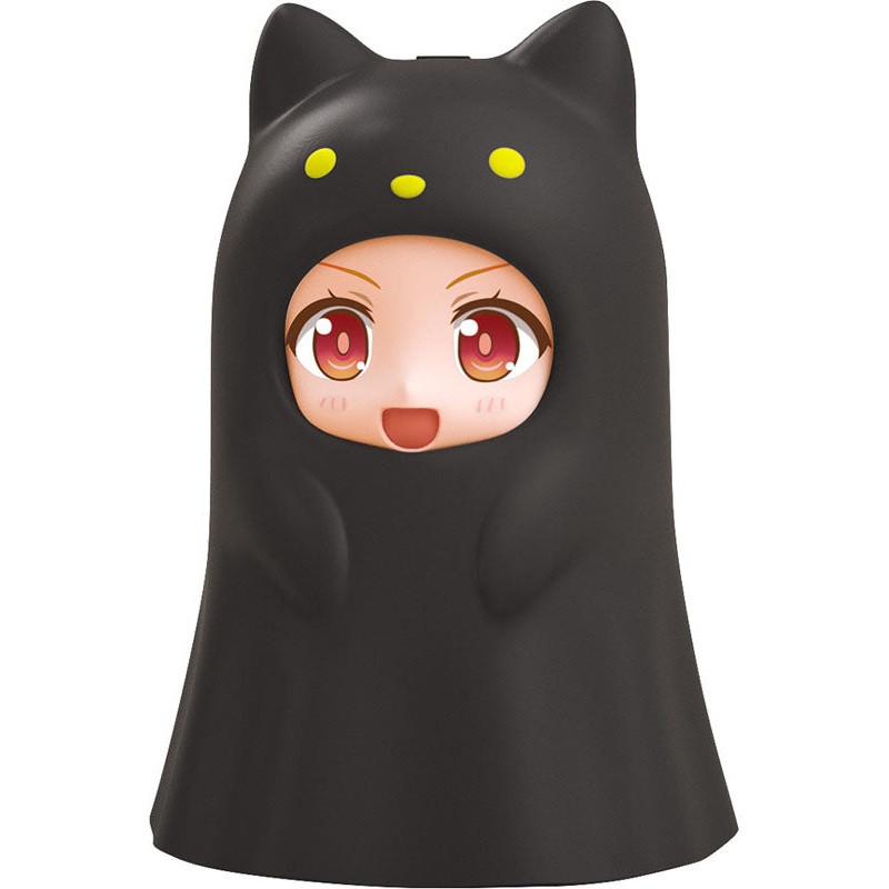 Nendoroid More Kigurumi Face Parts Case (Ghost Cat: Black)