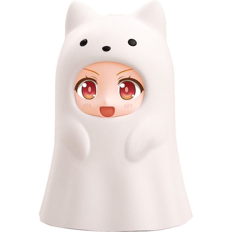 Nendoroid More Kigurumi Face Parts Case (Ghost Cat: White)