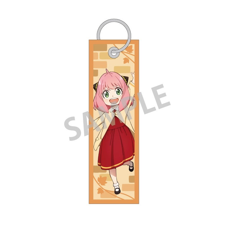 SPY x FAMILY KAMIO JAPAN Flight Tag Key Chain Anya Forger Odekake