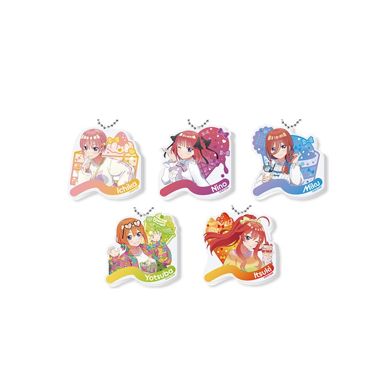 The Quintessential Quintuplets Movie Ensky Trading Acrylic Key Chain (Pastel Desserts)(1 Random)